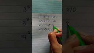 Armstrong numbers #mathstricks