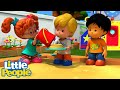 Fisher Price Little People | Help us make a Sandcake, Pancake | New Episodes | Kids Movie