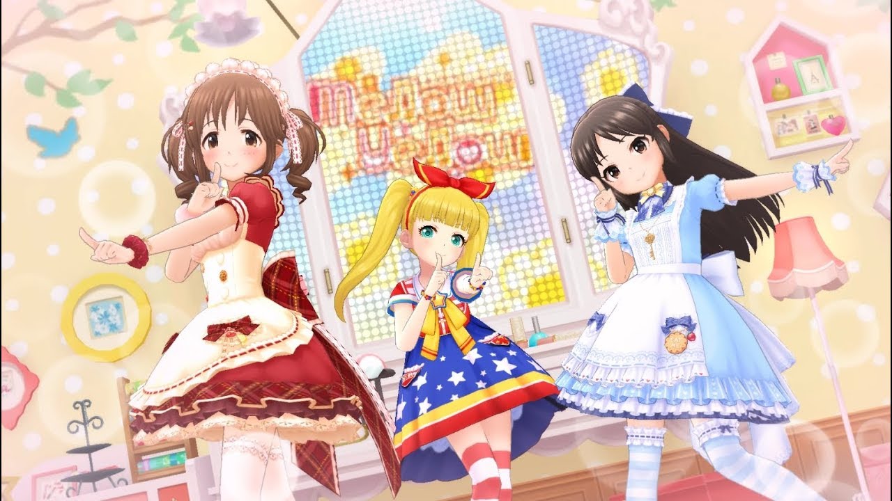 デレステ Cgss Kawaii Make My Day Mv 十時 愛梨 メアリー コクラン 橘 ありす Youtube