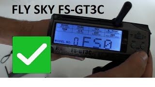 FlySky FS-GT3C test 3CH 2.4 GHz