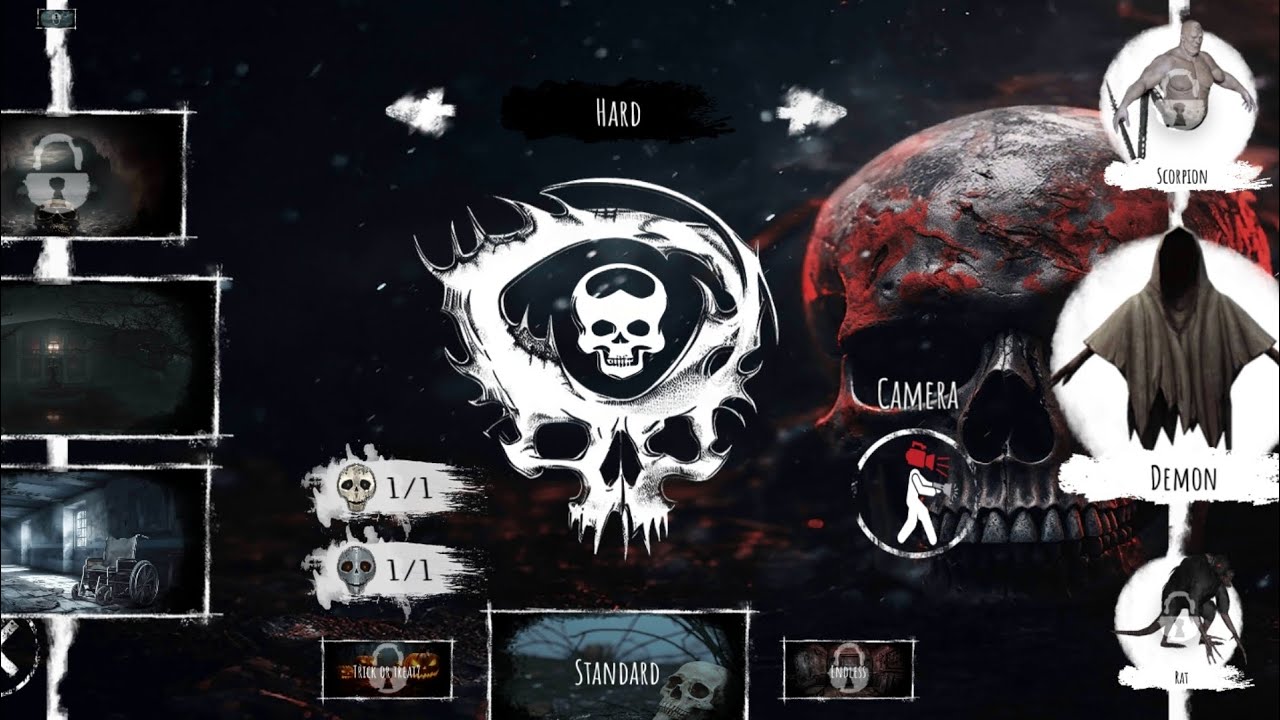 Soul Eyes Demon Horror Skulls: Demon/Mansion/Hospital V1/Hard Difficulty. 😈/🏠/🏥