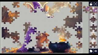 Rabbit in Purple Witch Hat & Cape🐰🐰 @jigsawpuzzlezone  screenshot 5