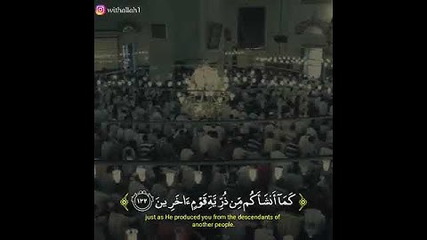 وربك الغني ذو الرحمة إن يشأ يذهبكم | تلاوة الشيخ ياسر الدوسري