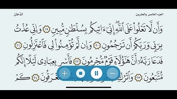 سورة 'الدخان' تلاوة: 'بندر بليلة'