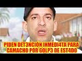 PRESENTAN D3NUNCIA CONTRA FERNANDO CAMACHO Y MILITARES Y POLÍCIA POR EL GOLP3 DE EST4DO