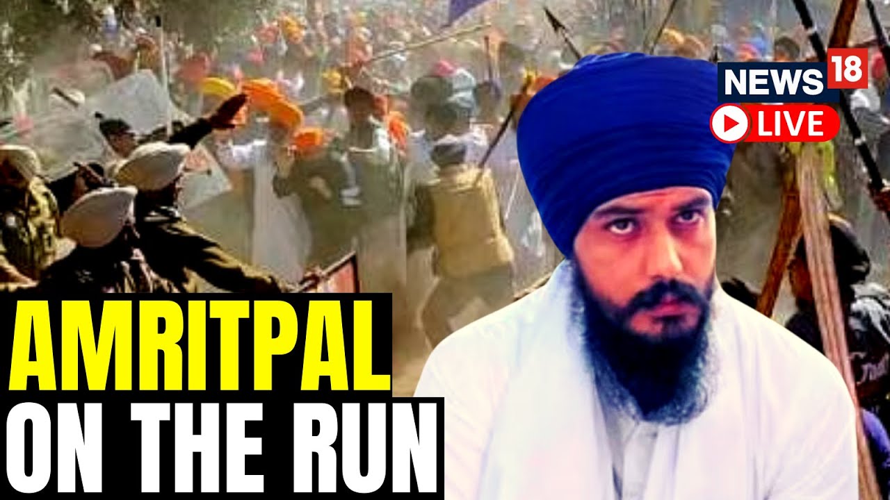 ⁣Amritpal Singh on The Run | Punjab Police Crackdown on Amritpal Singh | Amritpal Singh News LIVE