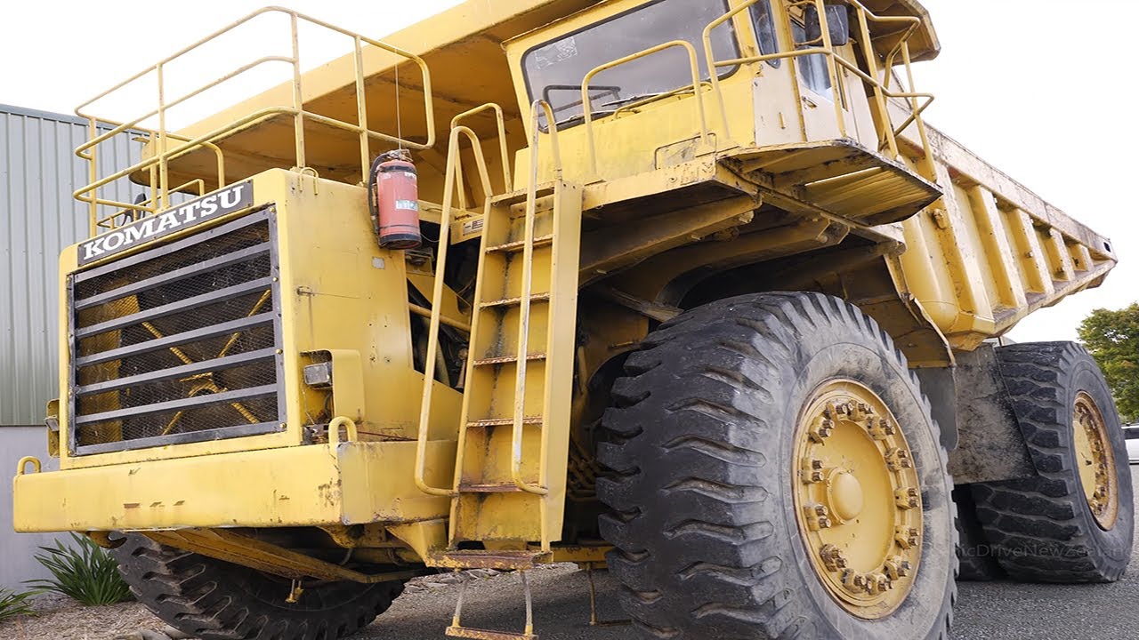 Old Komatsu Dump Truck Canterbury New Zealand 4K YouTube