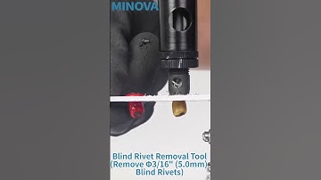 MINOVA Rivet Tool. (Blind Rivet Removal Tool ) #rivet #relaxing #tools #minovatool