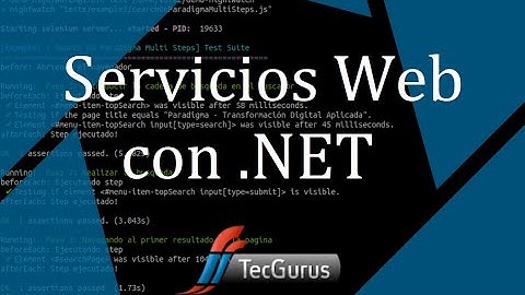 Creando Servicios Web con .NET