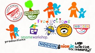 Noggin And Nick Jr Logo Collection My Version In Reversed