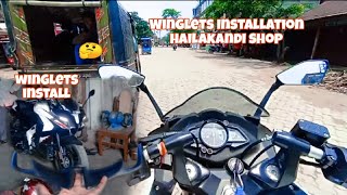 RS 200 Winglets Installation||winglets install rs 200 modification||Winglets Installation hailakandi