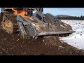 CMI Bulldozer C-600 with FAE forestry tiller SFH/PM-250