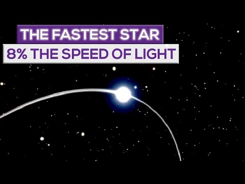 The Fastest Star Ever  Seen Is Moving At 8% The Speed Of Light!
