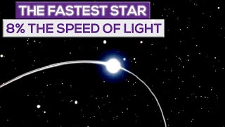 The Fastest Star Ever  Seen Is Moving At 8% The Speed Of Light!