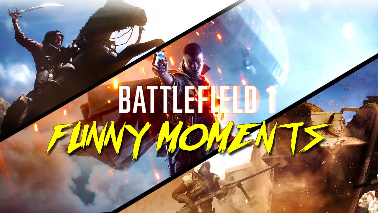 Battlefield 1 Funny Moments - Plane Jousting, Flying Horse Glitch, Funny Music Video and More! (BF1)