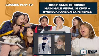 COUSINS PICK THE BEST MALE VISUAL IN KPOP   HYUNSUK FANSIGN VIDEO CALL EXPERIENCE