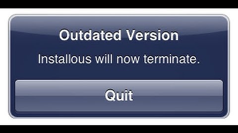 Installous - Outdated Error Fix - vShare 2013