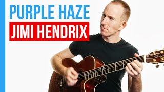 Purple Haze ★ Jimi Hendrix ★ [Chords] Guitar Lesson Acoustic Tutorial [with PDF]