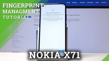 How to Add Fingerprint in NOKIA X71 - Secure Phone by Screen Lock