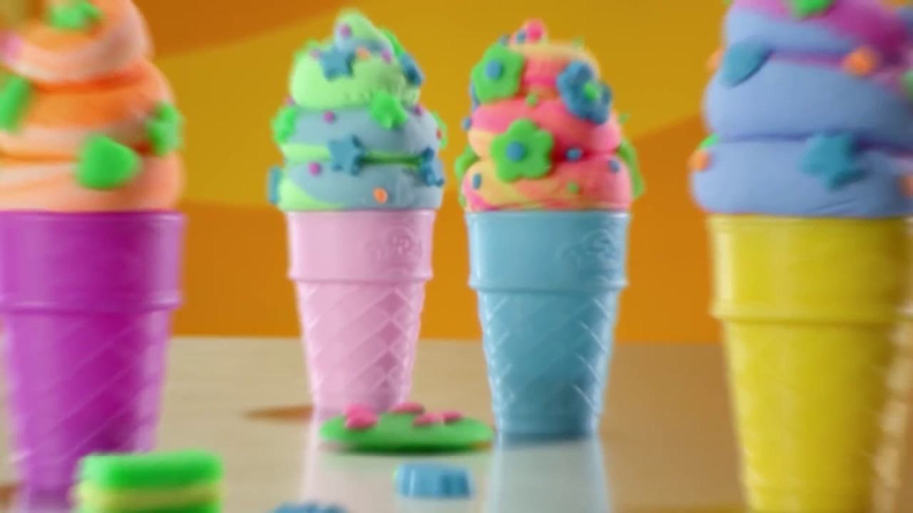 Play Doh PLUSPerfect Twist Ice Cream maker (2010s) YouTube