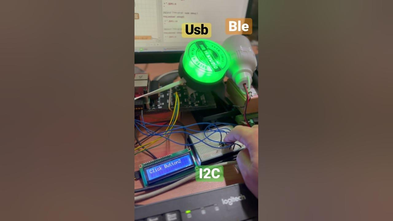 樹苺派PI4下Node-red讀取I2C按鈕值來控制USB調光器及BLE調光器💪ON,OFF #rgb #dimmer #ble #usb ...