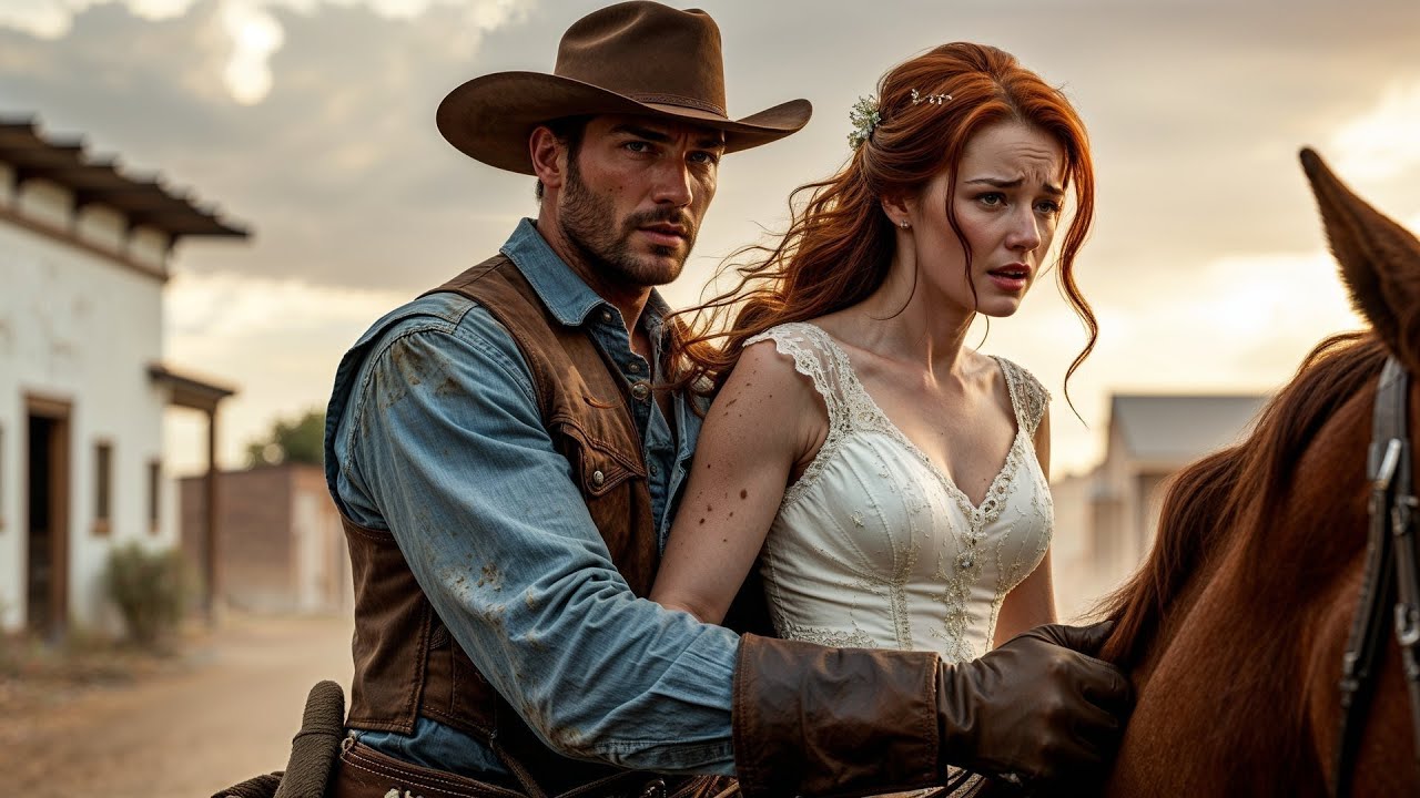 The Bride Thought She’d Be Left Behind, Until The Cowboy Lifted Her Onto His Horse Beside Him