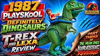 1987 Playskool Definitely Dinosaurs T-Rex & Lexa Review* #toyhunter #toycollector #toyreview #toys