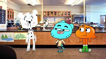 gumball can control any part of his body?!