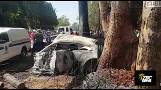 WATCH: Ginimbi Accident Scene