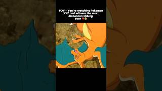 They did mega charizard y dirty 🫩#pokemon #pokemonshorts #pokemonanime #shorts #viral #fypシ #meme