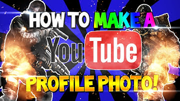 How to Make A YouTube Profile Picture! (Photoshop CS6 2014)