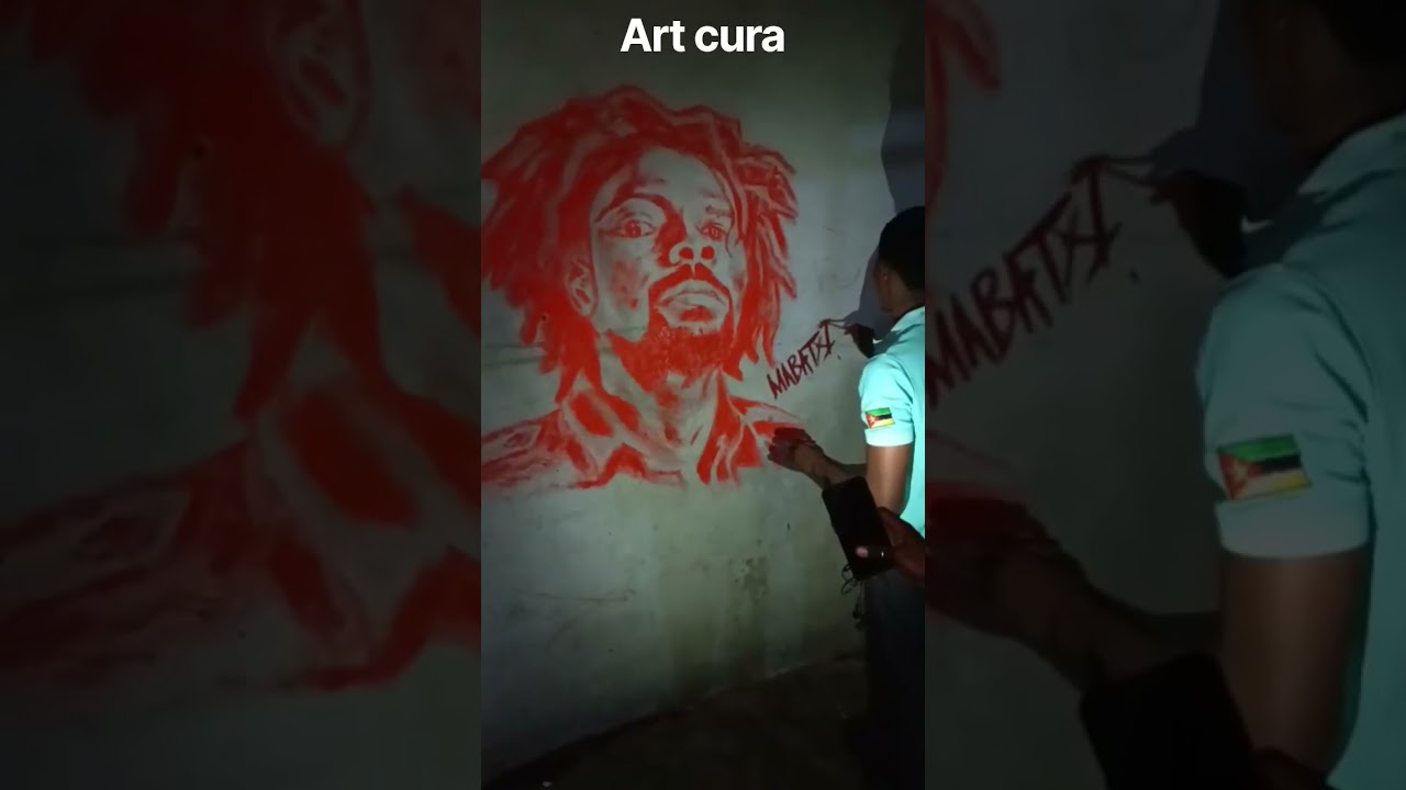 Mabatxi art na munhava, mural na comunidade #acrilica #mural #art #vital #realismo #mozart #brazil