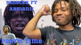 THIS BEAT IS CRAZY 🔥 | Ninecea Ft Armanii - Party Time (Official Music Video) REACTION