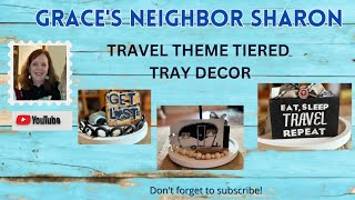 TRAVEL CRAFTS FOR TIERED TRAY  5 UNDER $5 CHALLENGE