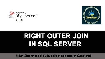 53- Right Outer Join in SQL SERVER (Hindi/Urdu)