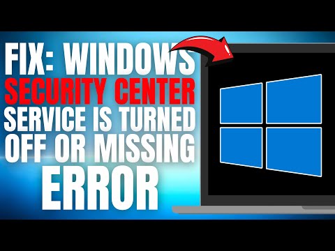 How to Fix Windows Security Center Service is TURNED OFF or Missing in Windows 11! (EASY GUIDE)