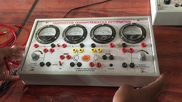transistor practical (common emitter)