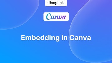 Embedding ThingLink in Canva!