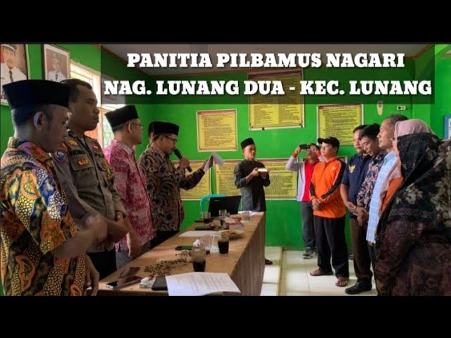 Dokumentasi Musyawarah Pembentukan Panitia Pil-Bamus || Nagari Lunang Dua class=