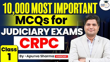 CrPC Most Important MCQs for Judiciary Exams | Class 1 | MCQs Free Series | By Apurva Sharma