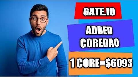 gate.io added core to there trading list right now 1core is $6093#core #cryptocurrency #gate.io