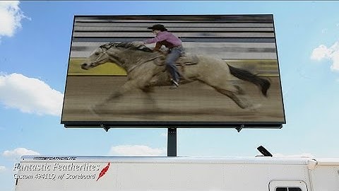 Fantastic Featherlite: Model 4941 Living Quarters with Scoreboard trailer