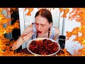 Extra Hot Spicy Sauce Pork Dumplings Challenge