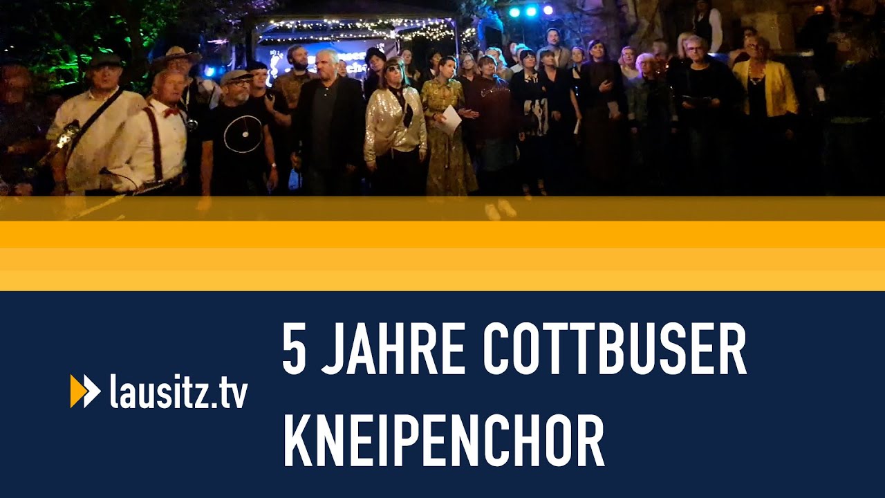 Cottbuser Kneipenchor feiert Jubiläum in der Marie