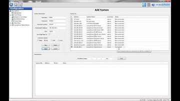 Distelvenca - ExacqVision - How to add systems