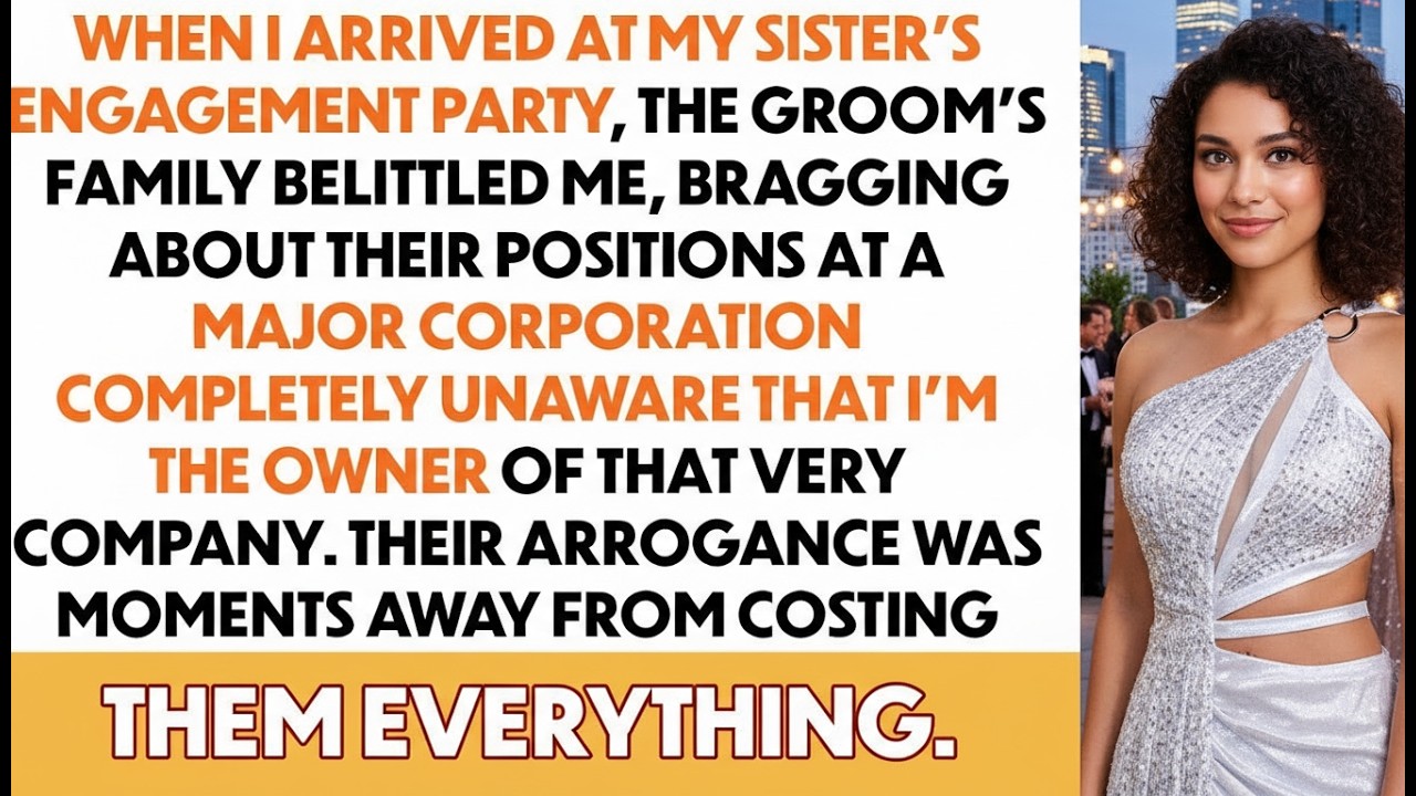 They Mocked Me At My Sister’s Engagement — Then I Revealed I Own The Company They Work For And...