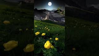 Animasi rembulan di malam hari