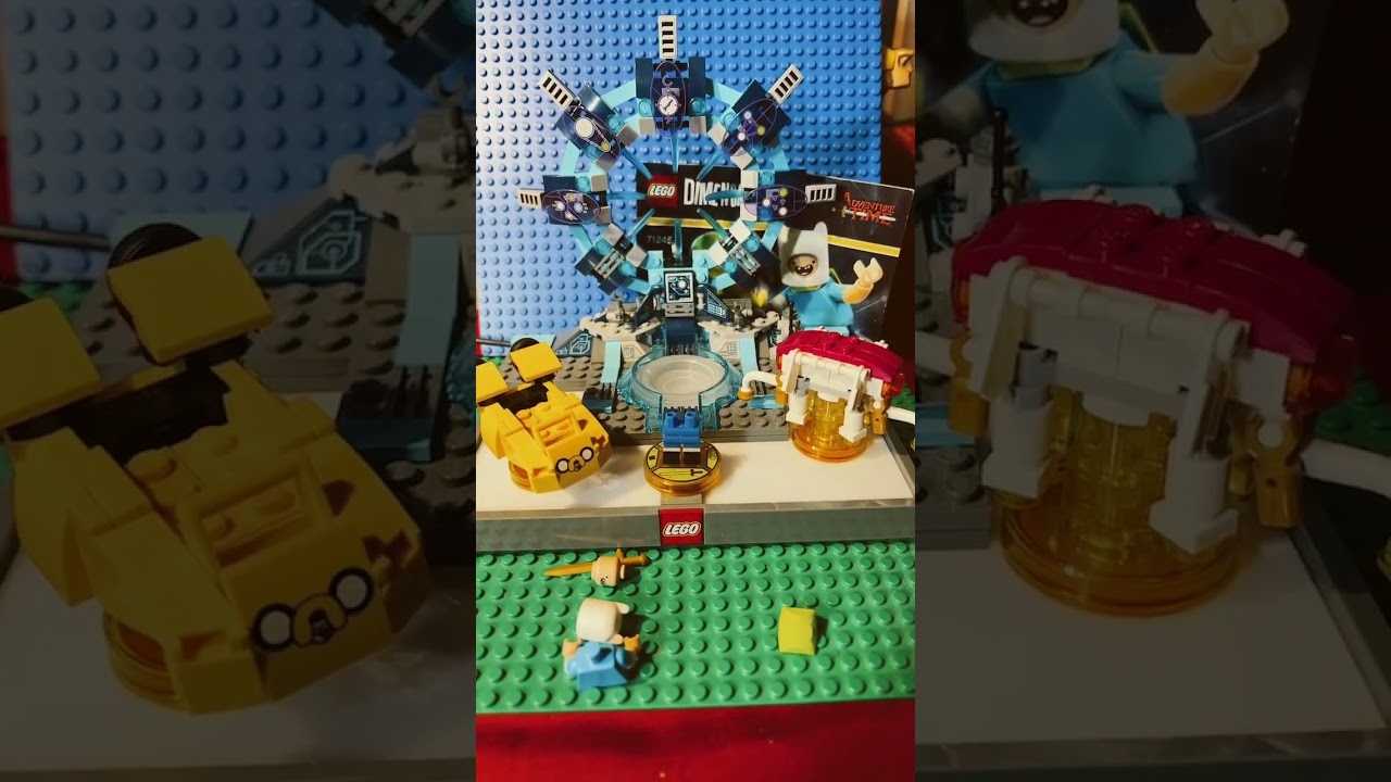 Lego dimensions. Adventure Time. Finn with ancient war elephant, and Jake Mobile. 71245.