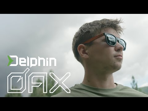 Поляризаційні сонцезахисні окуляри Delphin OAX — окуляри з дерев'яними дужками для риболовлі та активного відпочинку, видео 1