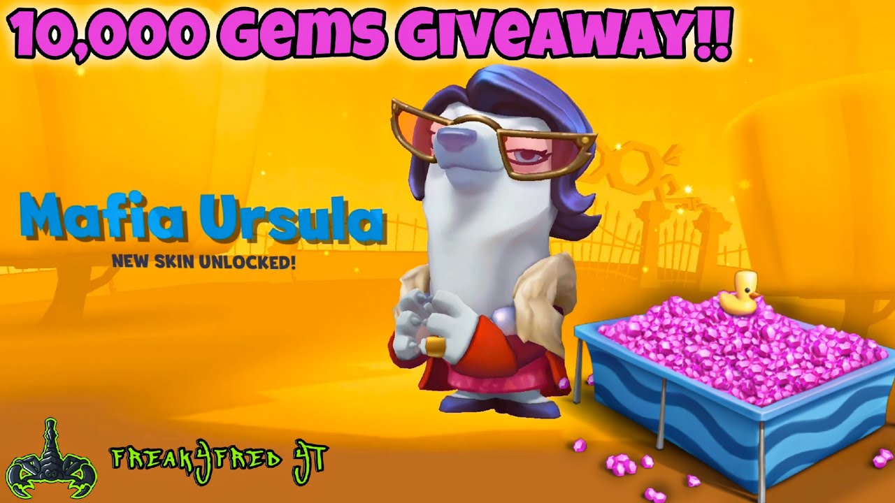 Mafia Ursula|10k Gems Giveaway!! 💎 #zooba #gameplay - YouTube